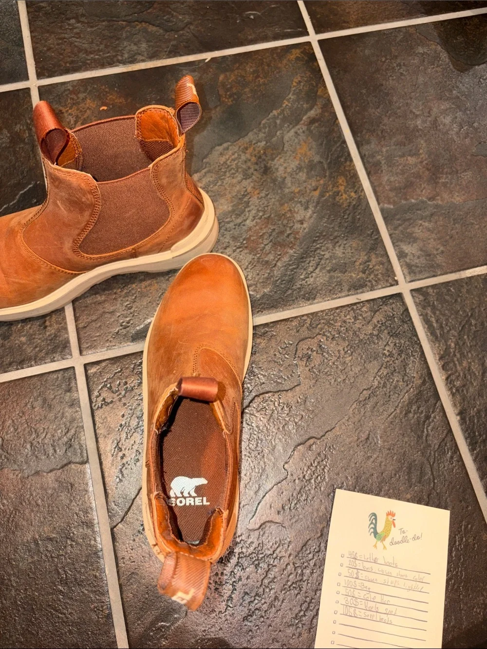 Sorel Men's Chukka Boots in Cognac/Tan